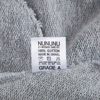 Girls Heather Grey Cotton Dress