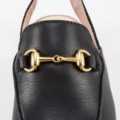 Baby Girls Black Logo Shoes