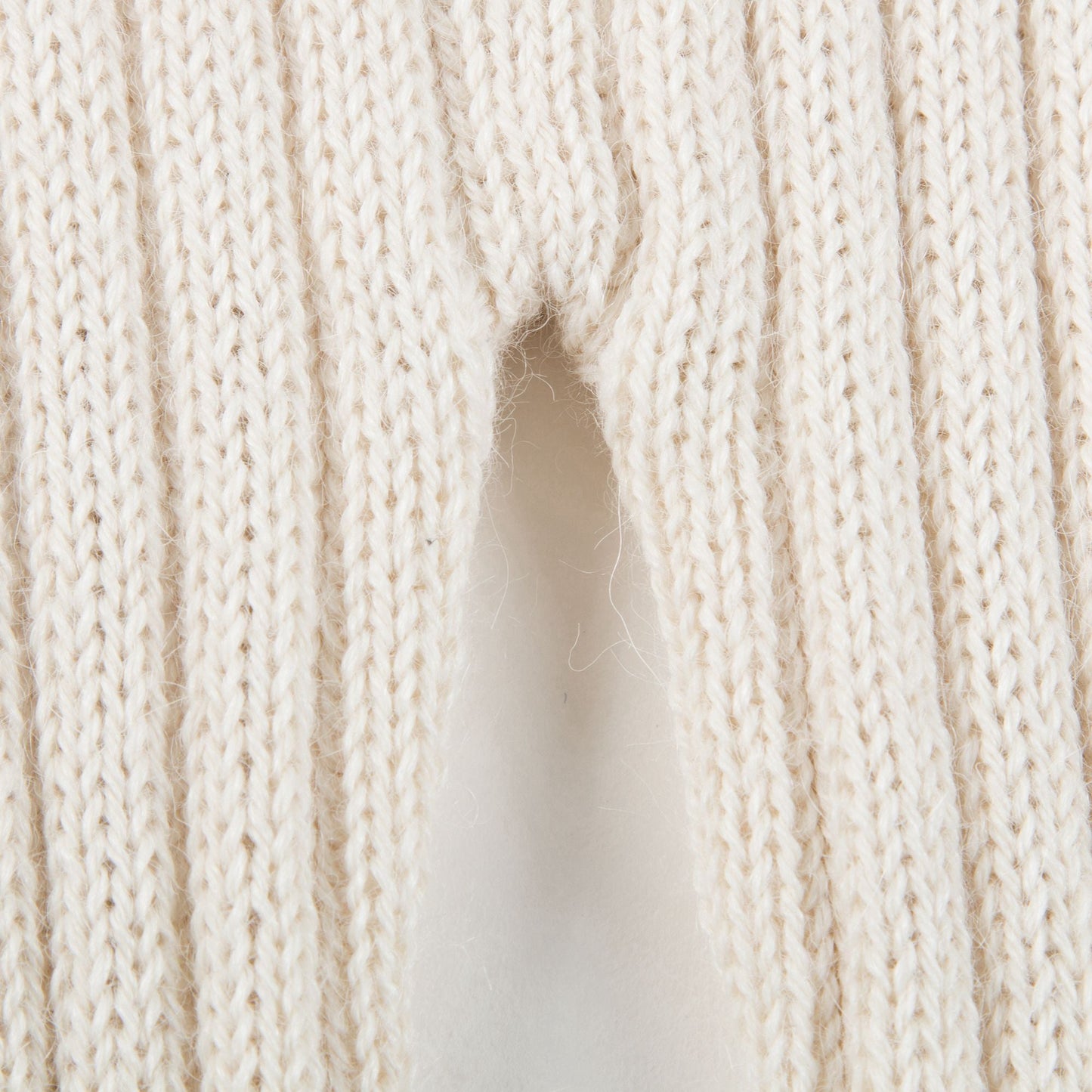Baby White Alpaca Wool Trousers