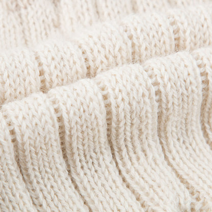 Baby White Alpaca Wool Trousers