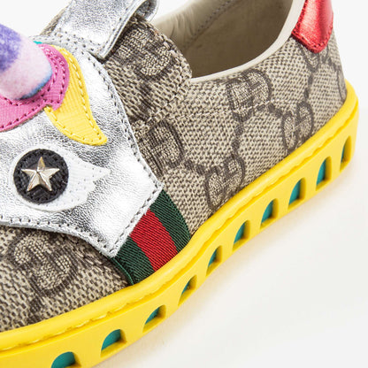Girls Beige GG Unicorn Shoes