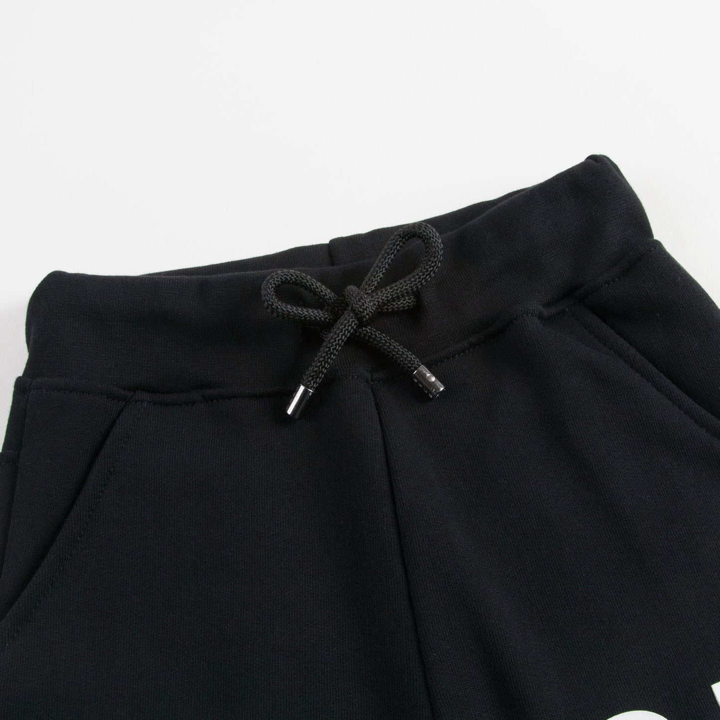 Boys Black Tracksuit Shorts