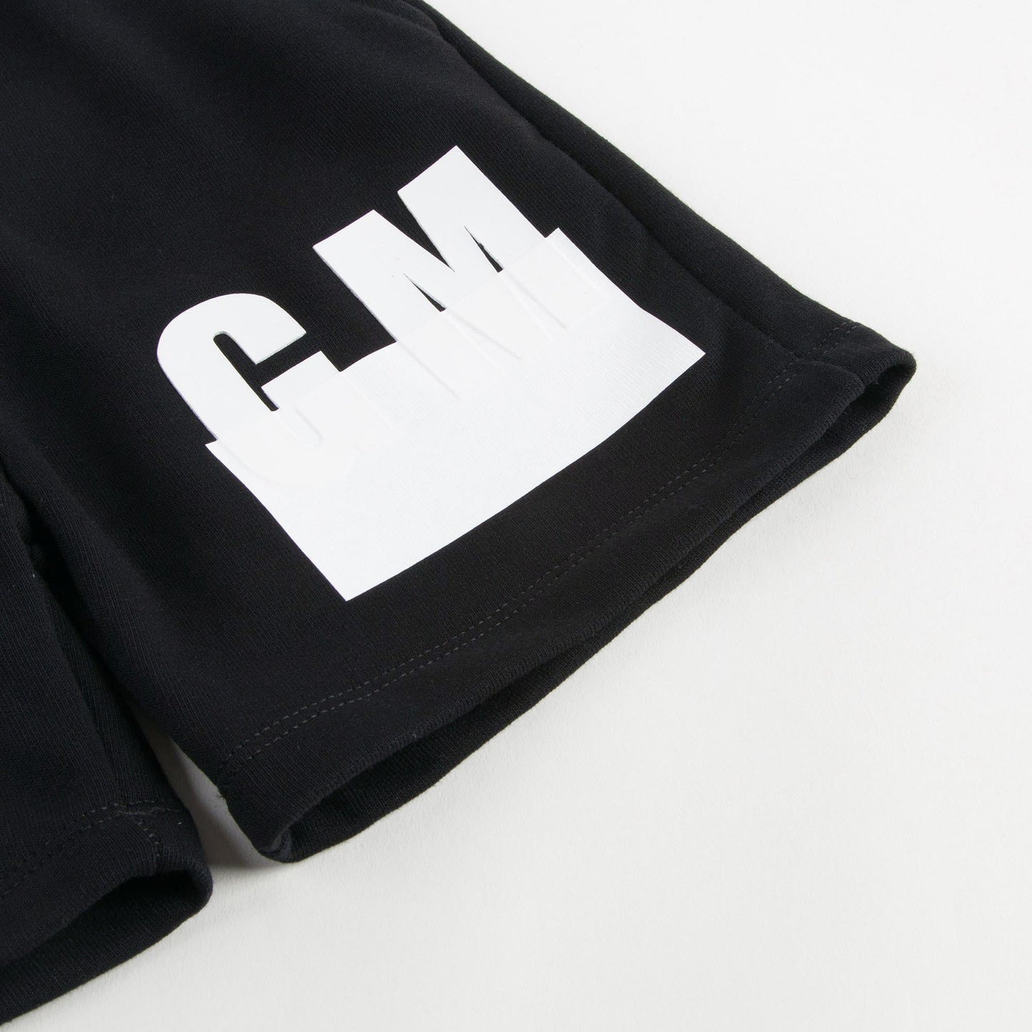 Boys Black Tracksuit Shorts