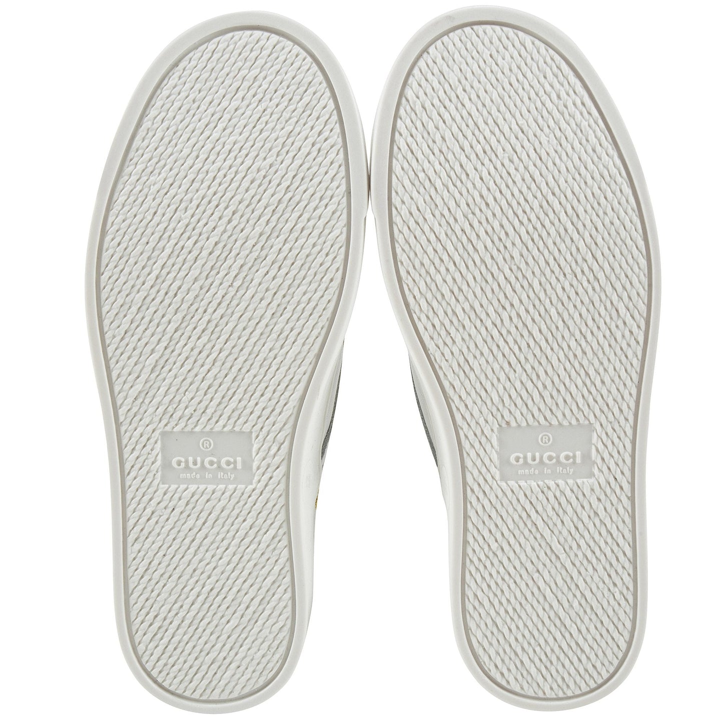 Girls White Bees Embroidered Shoes