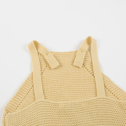 Baby Lemon Cotton Knitwear Romper