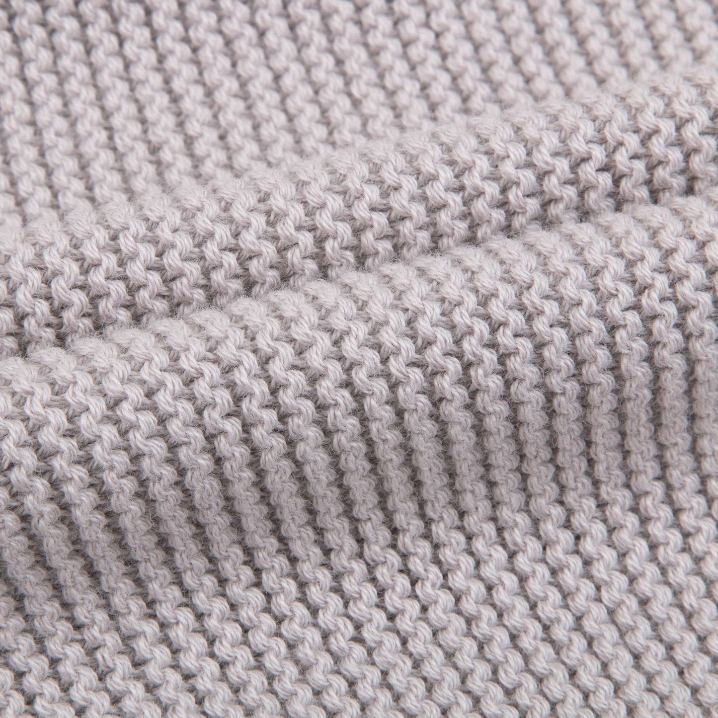 Baby Light Heather Cotton Knitwear Romper
