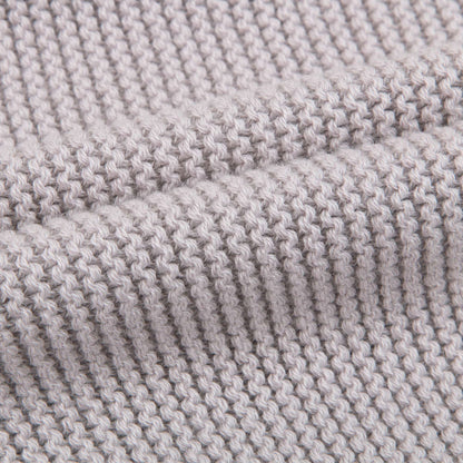 Baby Light Heather Cotton Knitwear Romper