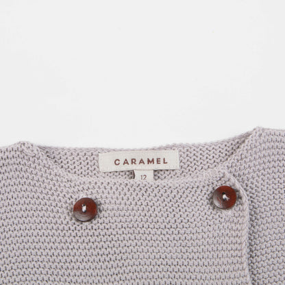 Baby Light Heather Cotton Knitwear Cardigan