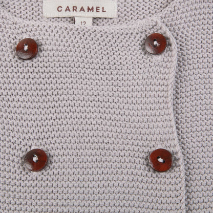 Baby Light Heather Cotton Knitwear Cardigan