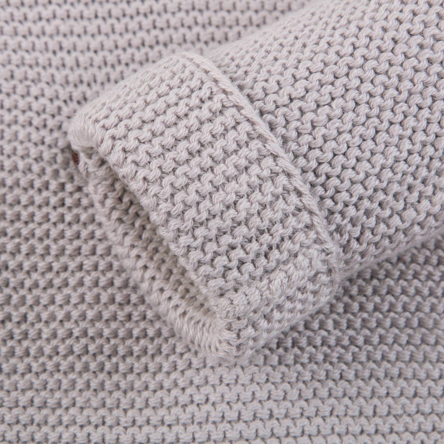 Baby Light Heather Cotton Knitwear Cardigan