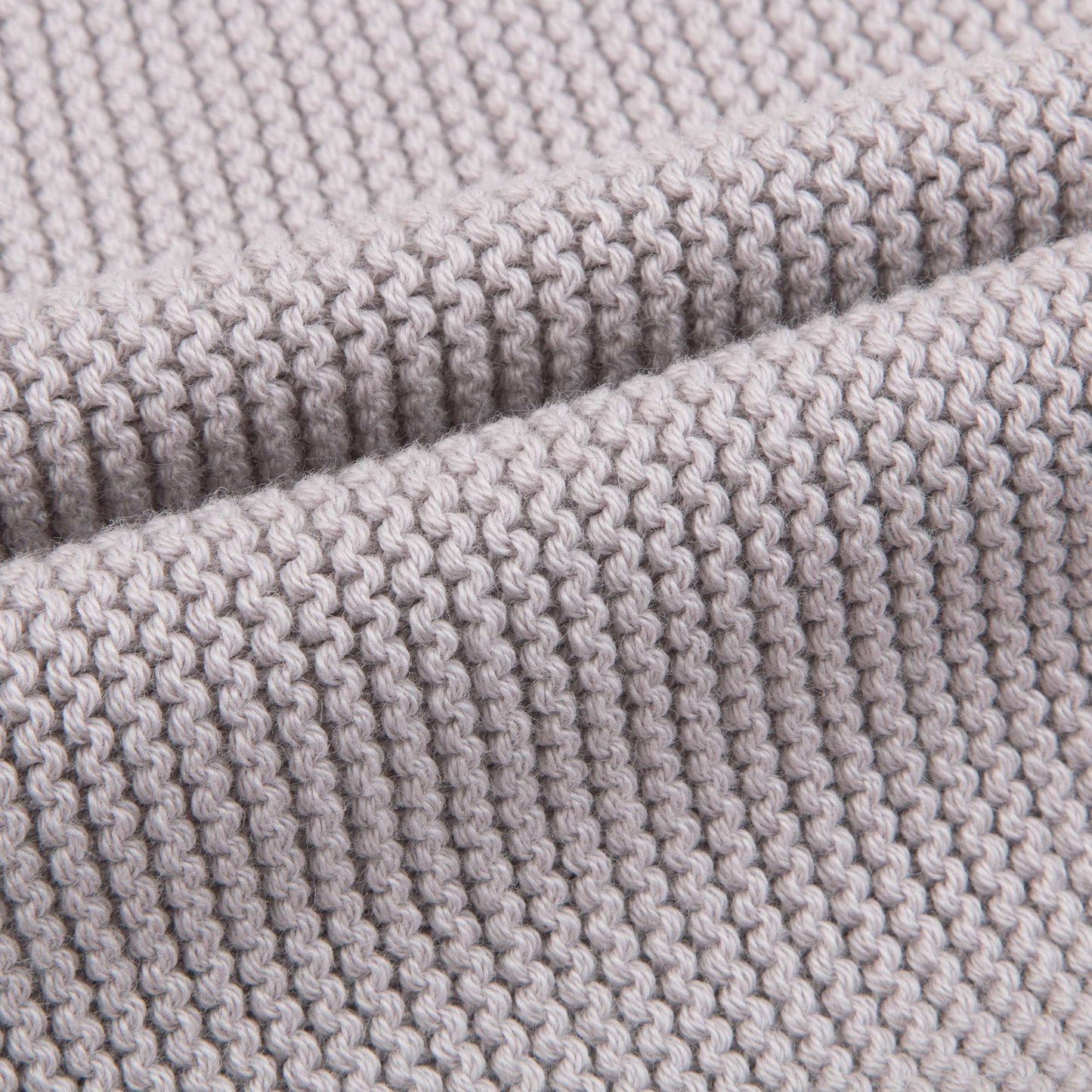 Baby Light Heather Cotton Knitwear Cardigan