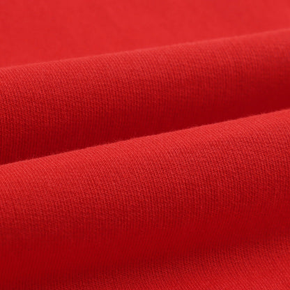 儿童红色连帽棉卫衣