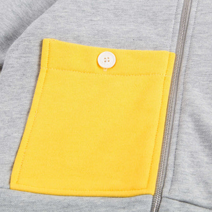 Baby Girls Grey Cotton Jacket