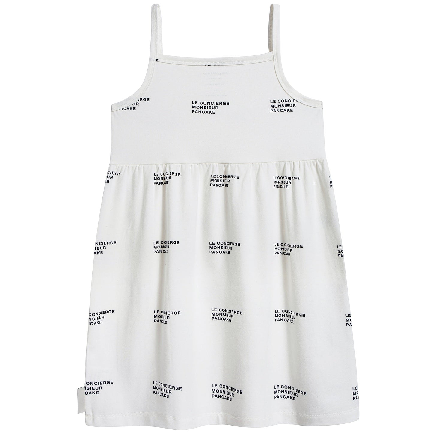 Girls White Pima Cotton Dress