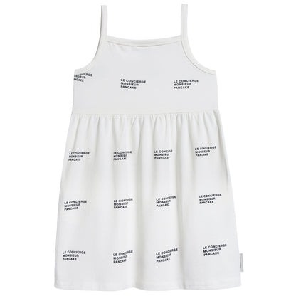 Girls White Pima Cotton Dress