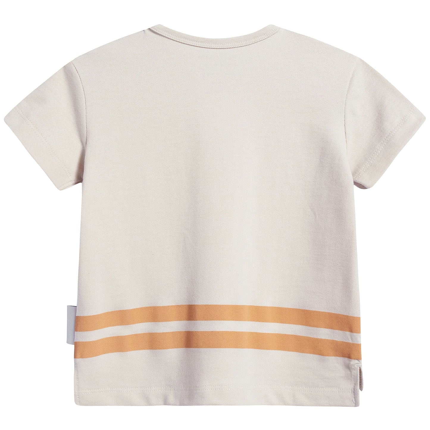 Girls Stone & Light Brick Pima Cotton T-shirt