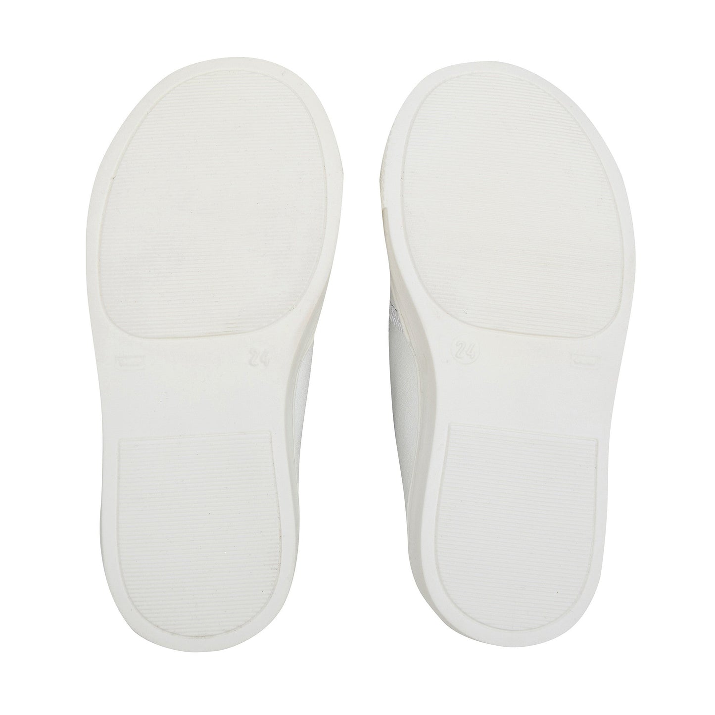 Girls White Lather Shoes