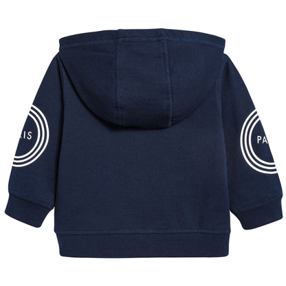 Baby Boys Navy Logo Cotton Sweater