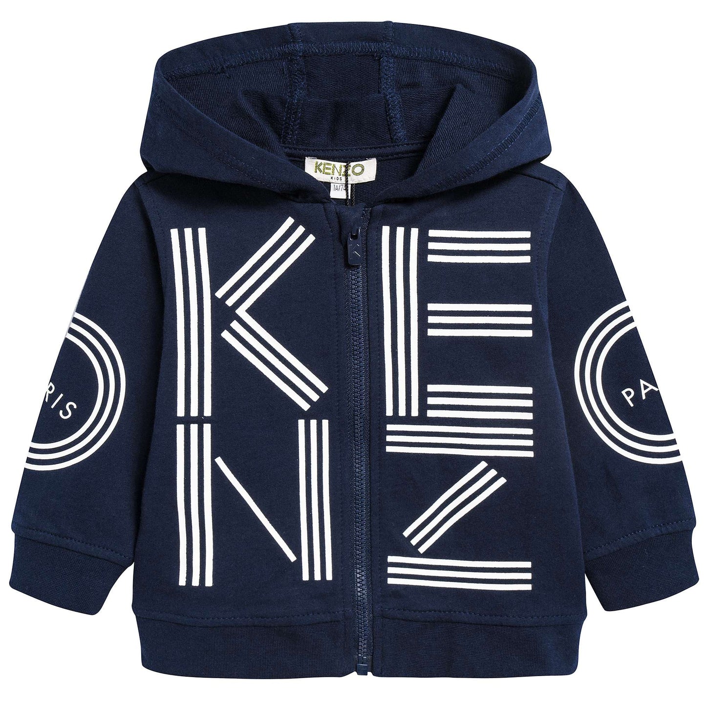 Baby Boys Navy Logo Cotton Sweater