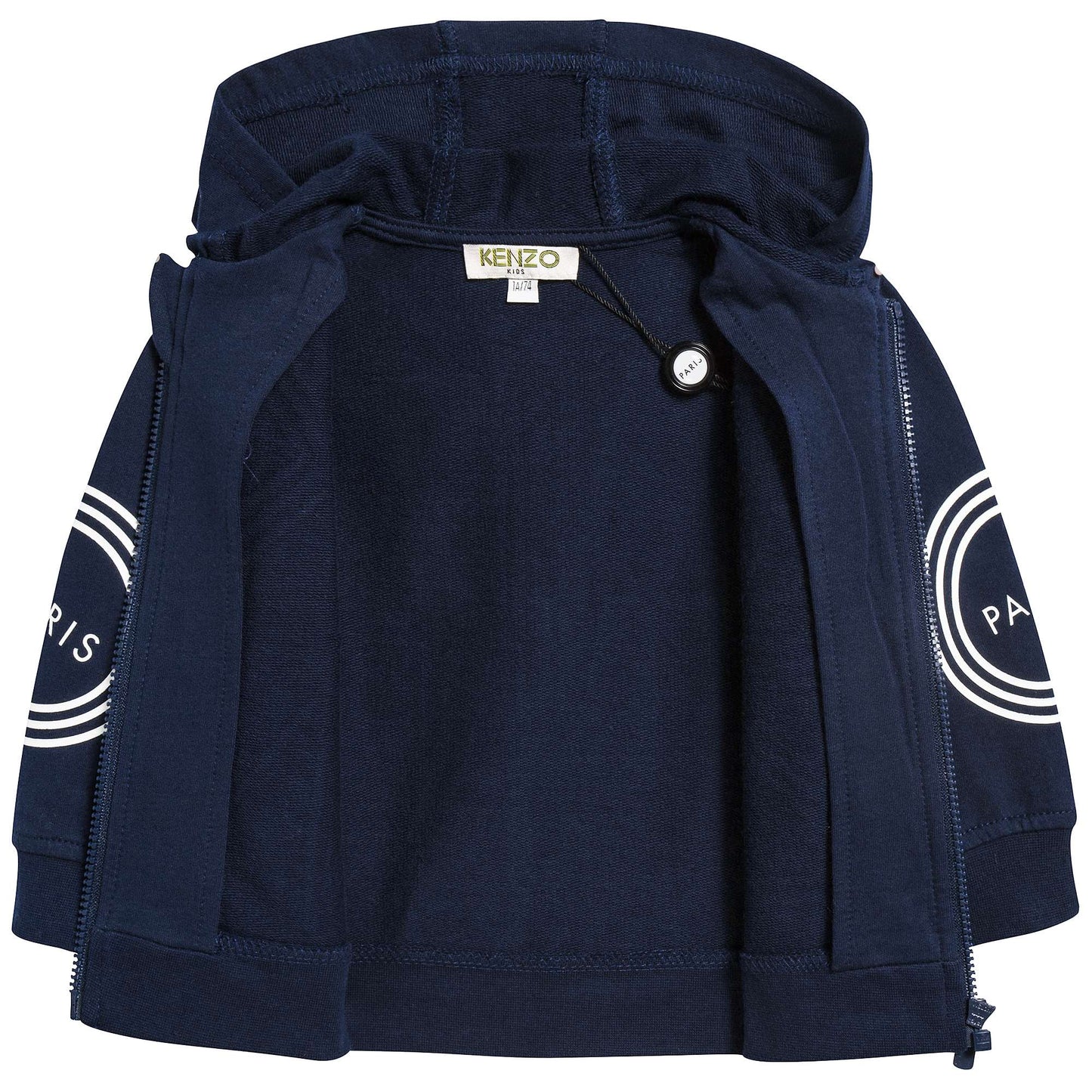 Baby Boys Navy Logo Cotton Sweater