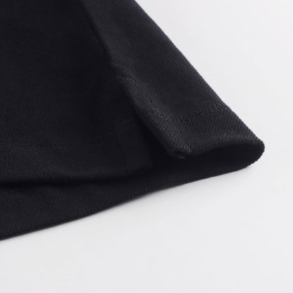 男童黑色棉Polo衫