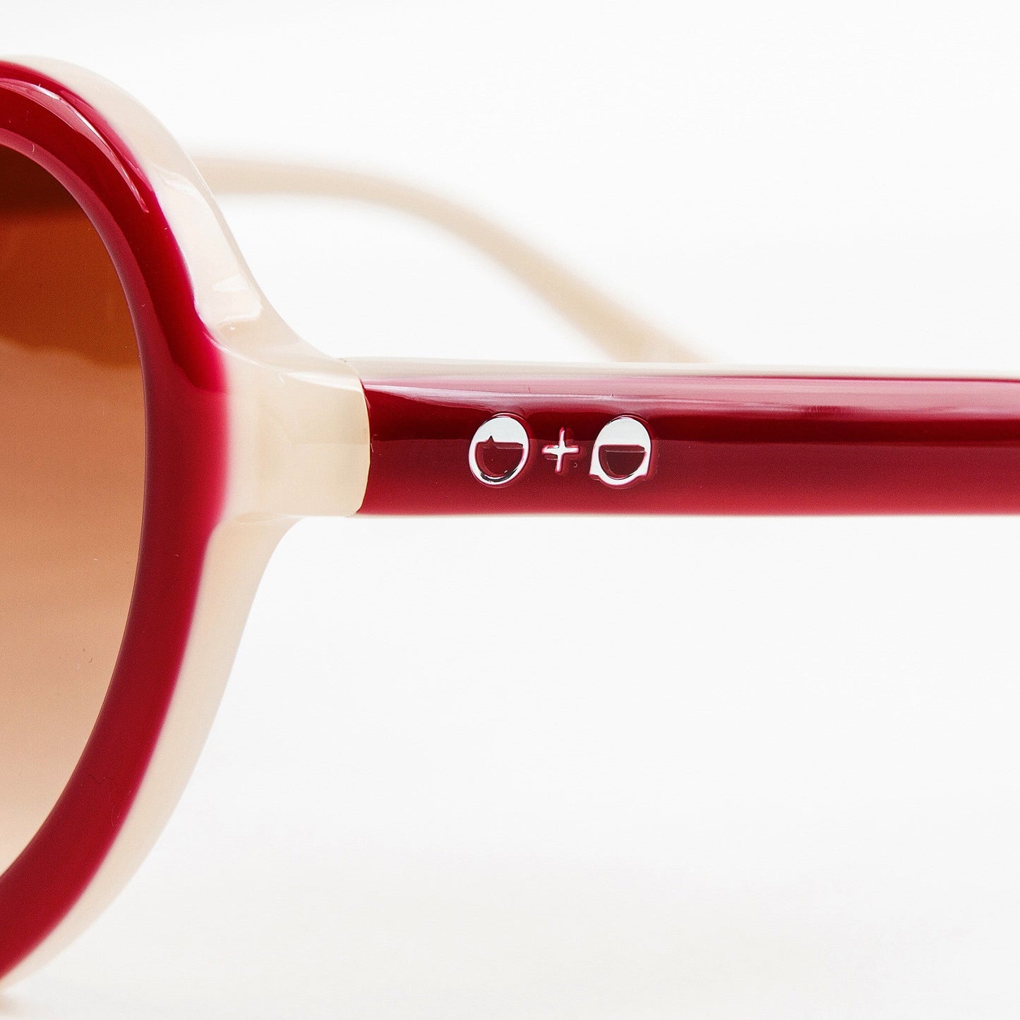 'Lola' Syrah Red Sunglasses