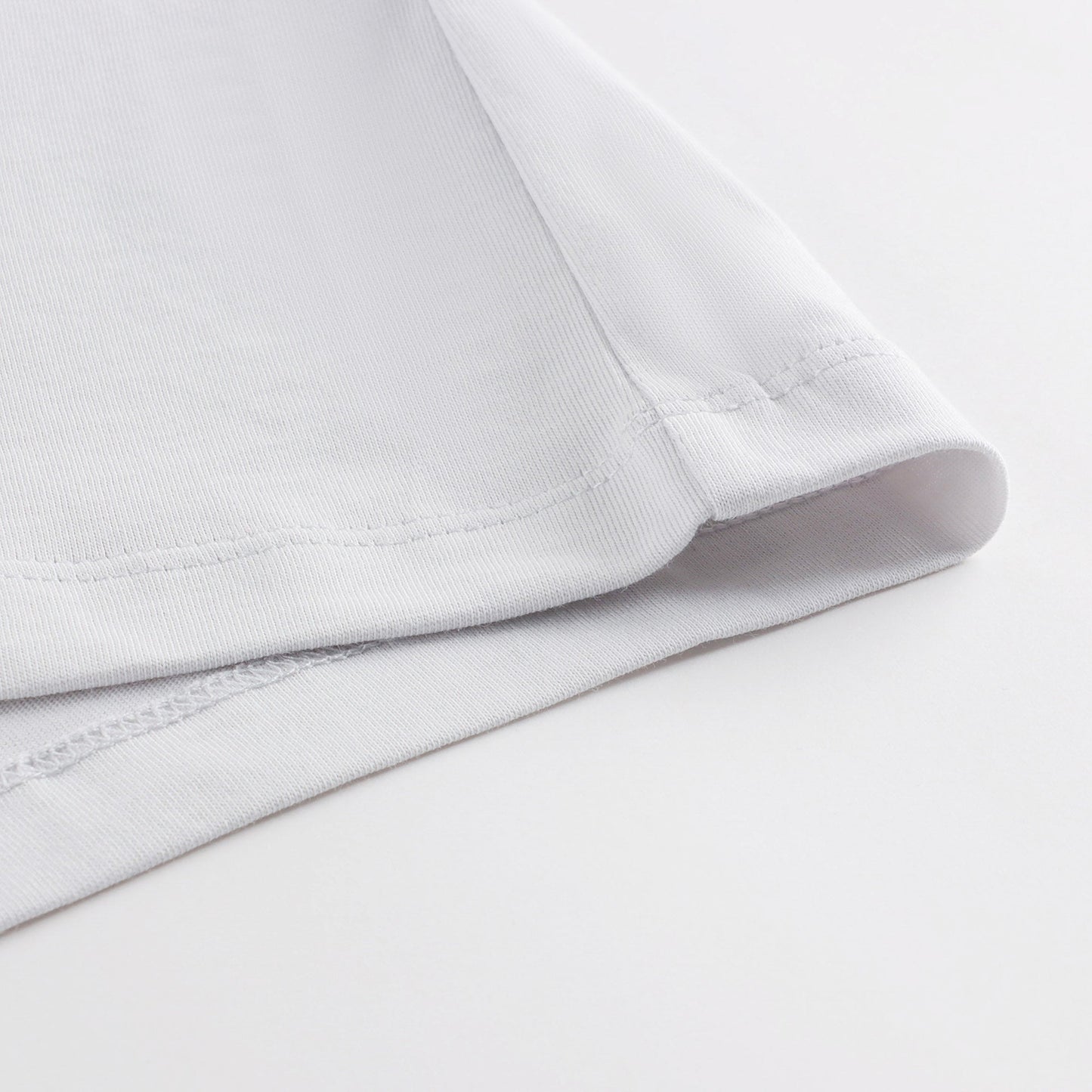 男童浅灰色Logo棉T恤