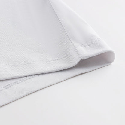 男童浅灰色Logo棉T恤