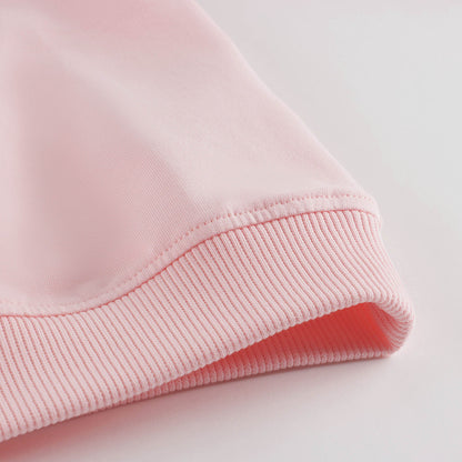 女童粉色Logo棉卫衣