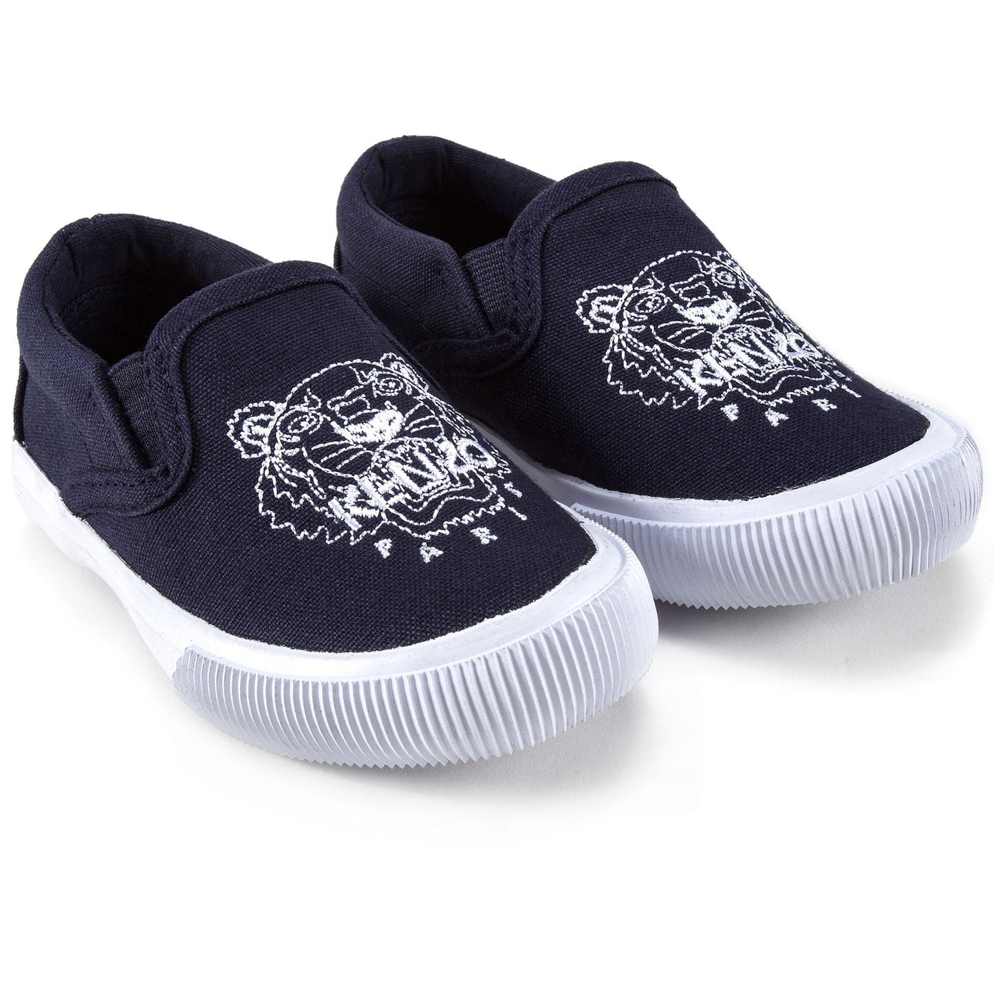 Baby Boys Navy Tiger Printed Shoes