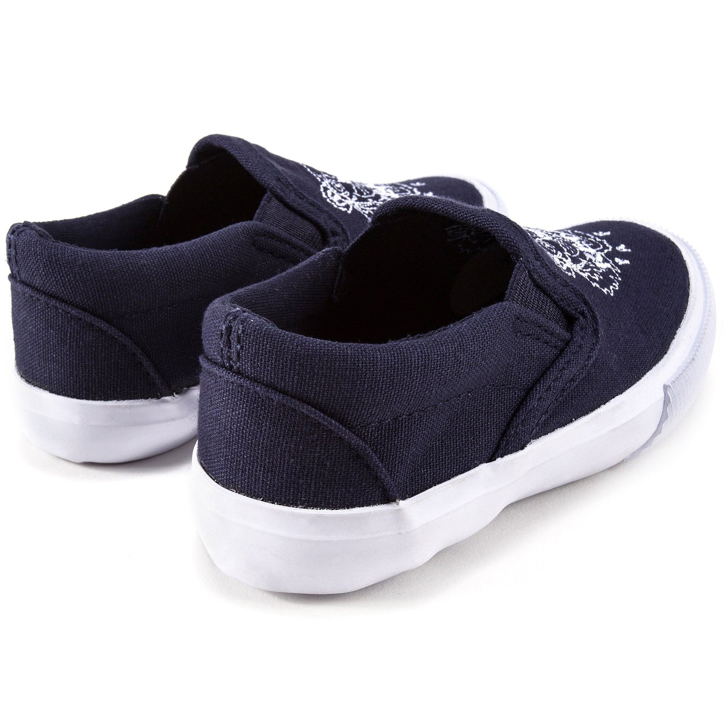 Baby Boys Navy Tiger Printed Shoes