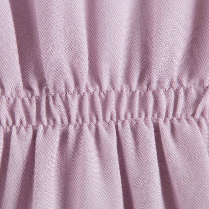 女童淡紫色连衣裙