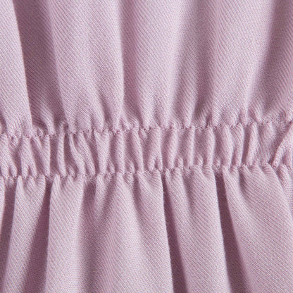 女童淡紫色连衣裙