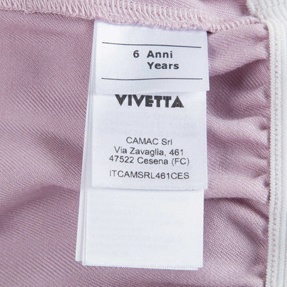 女童淡紫色连衣裙