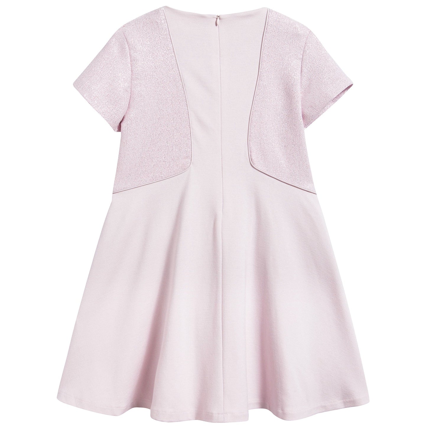 女童粉色连衣裙