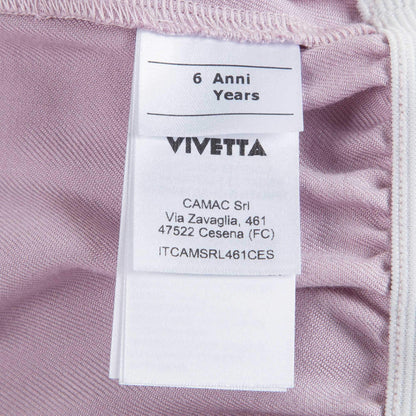 女童淡紫色连衣裙