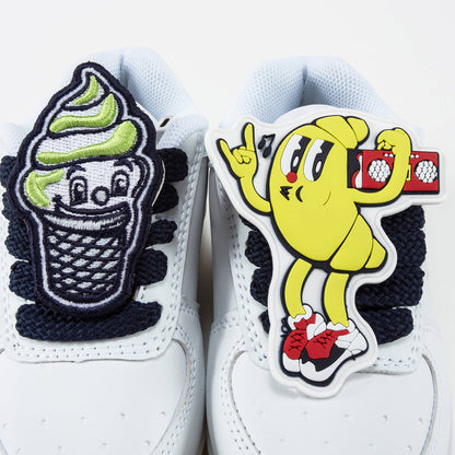 Boys White Flashing Sneakers