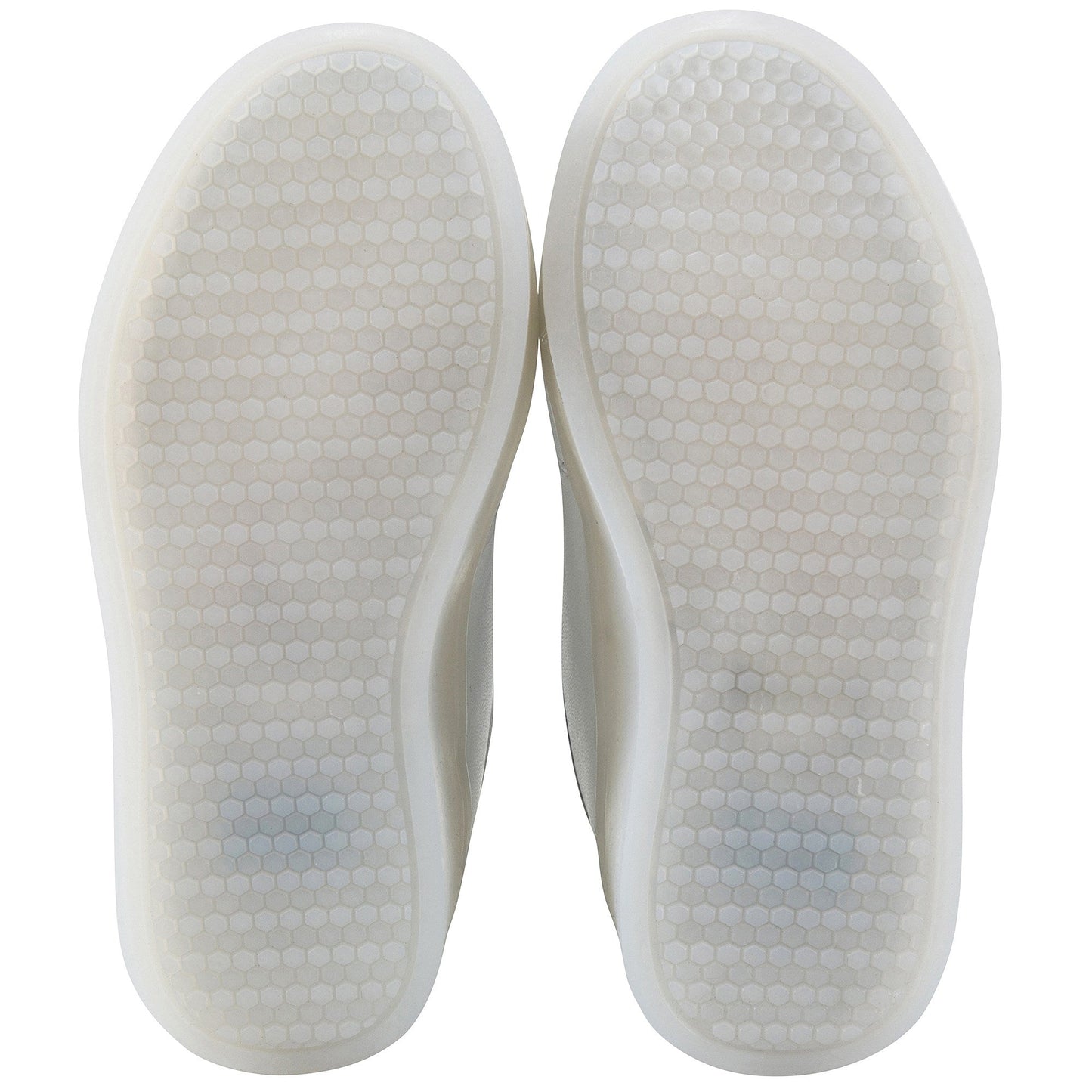 Boys White Flashing Sneakers
