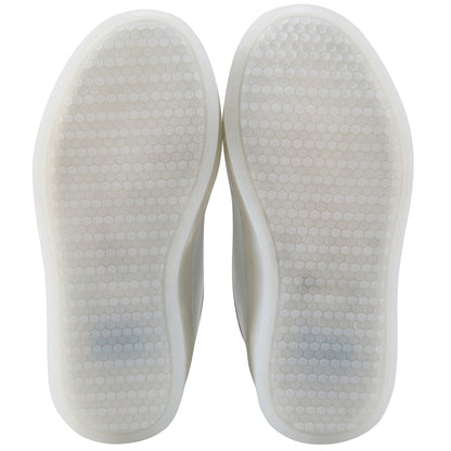 Boys White Flashing Sneakers
