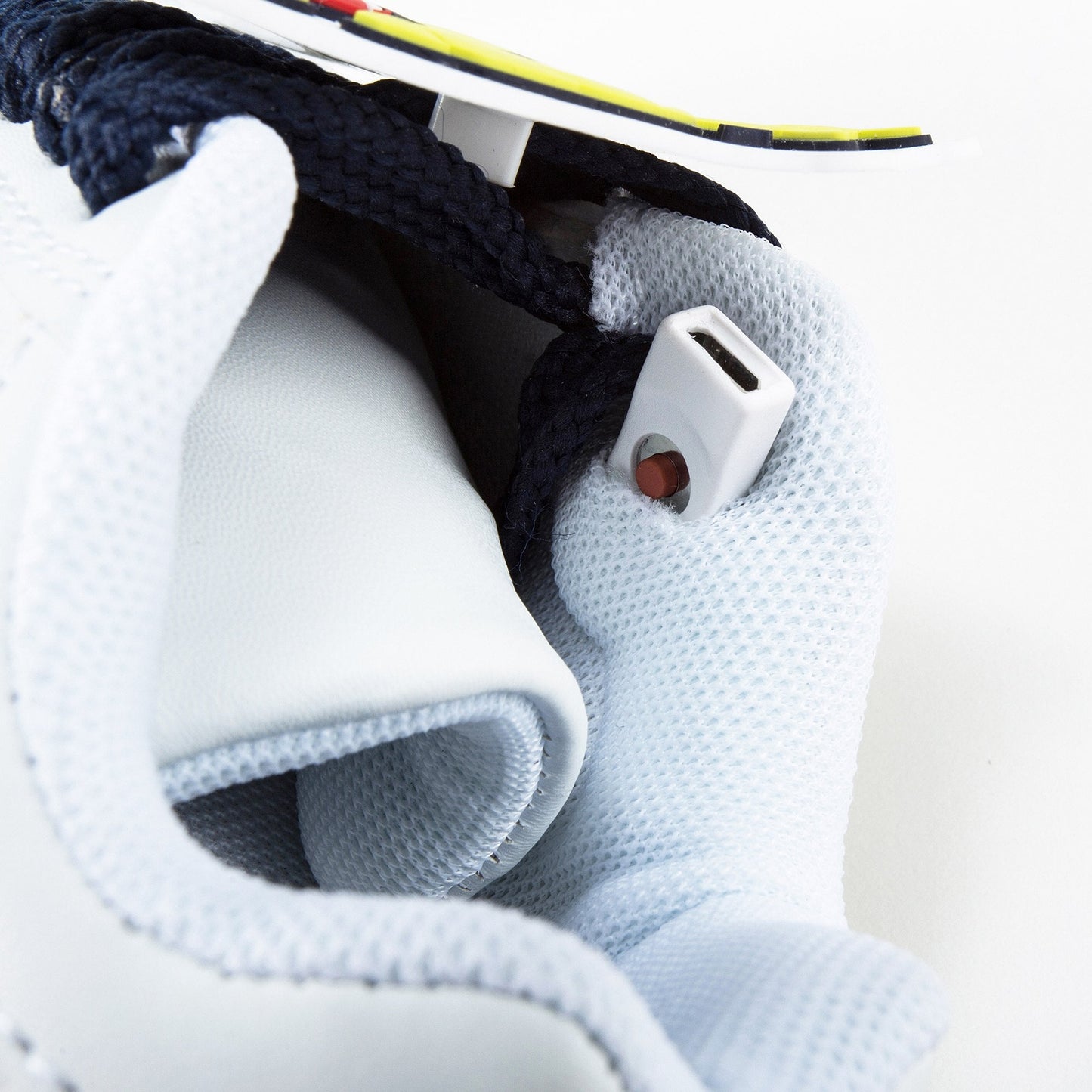 Boys White Flashing Sneakers