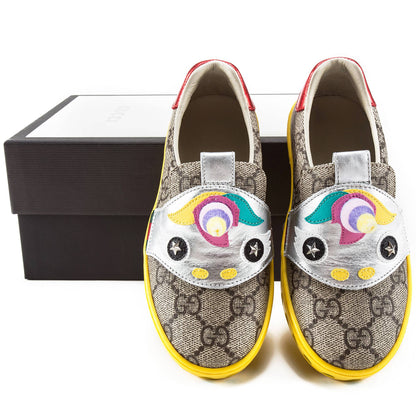 Girls Beige GG Unicorn Shoes