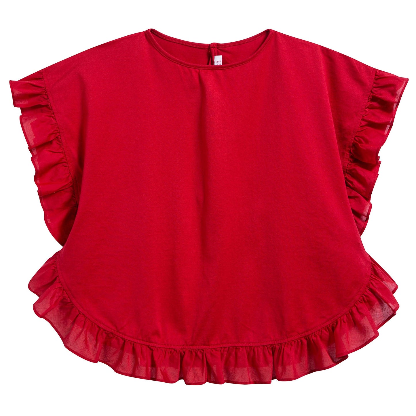 Girls Cherry Cotton Top