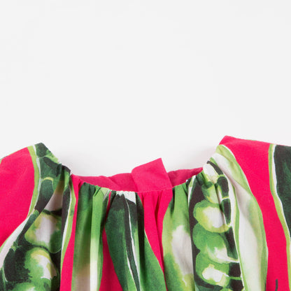 Baby Girls Pink Peas Dress Set