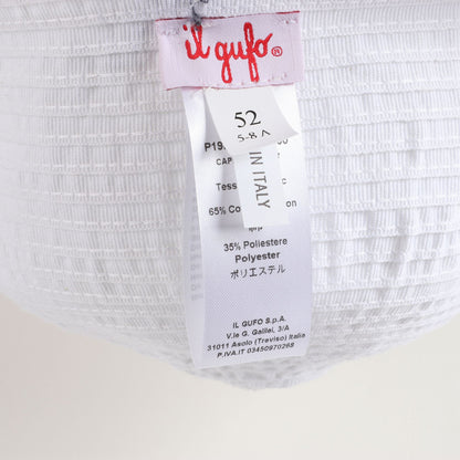 女童白色宽檐帽