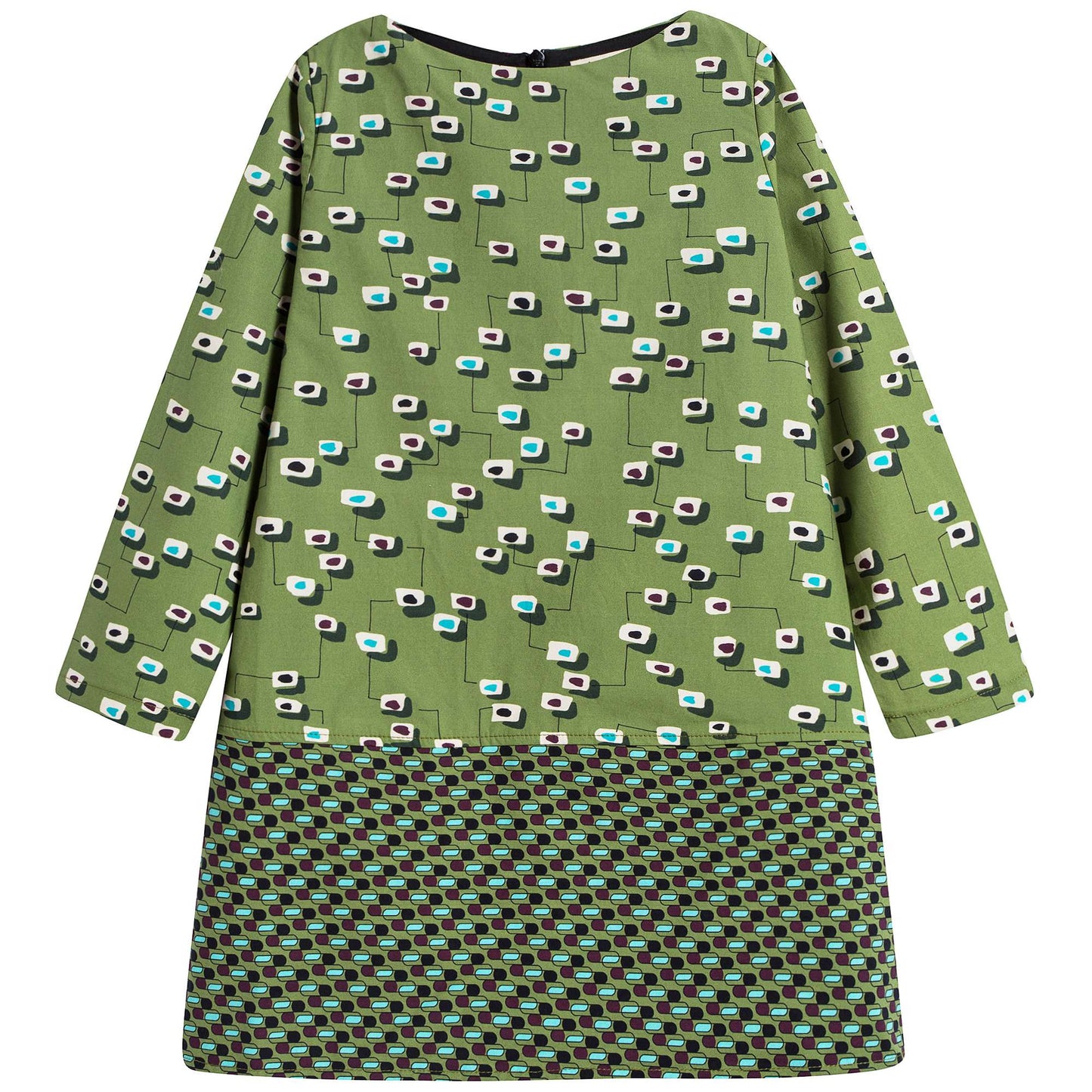 女童双面印花连衣裙