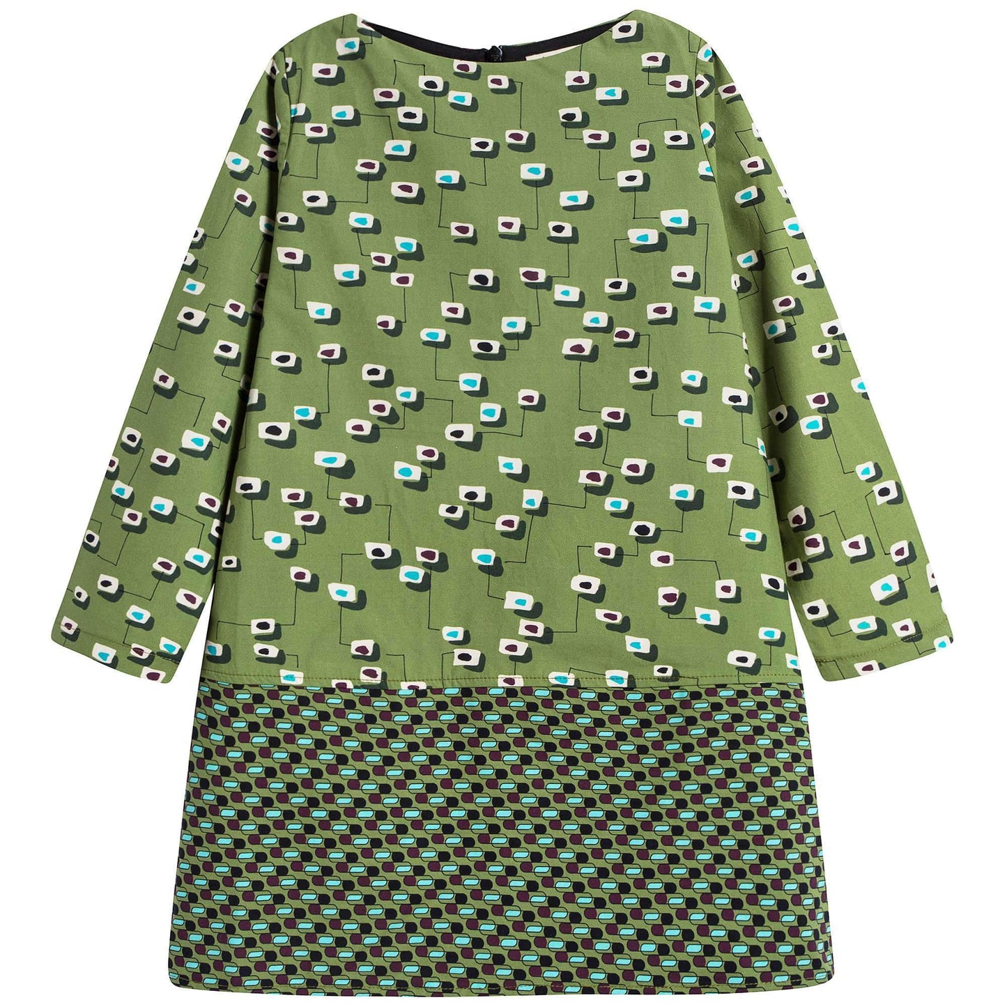 女童双面印花连衣裙