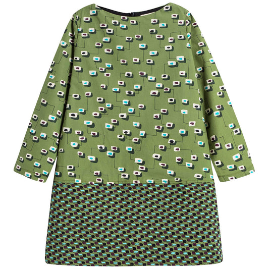 女童双面印花连衣裙