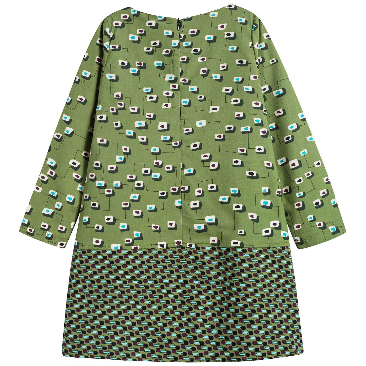 女童双面印花连衣裙