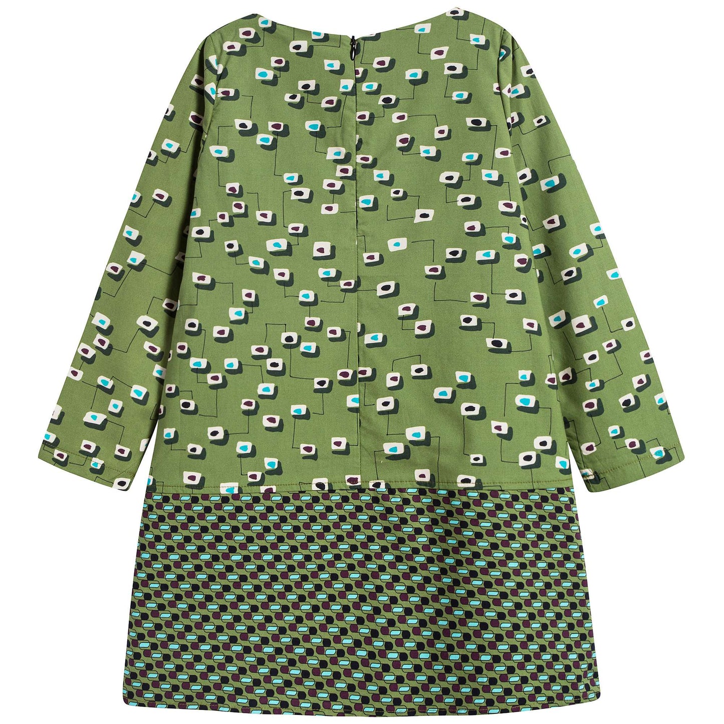 女童双面印花连衣裙