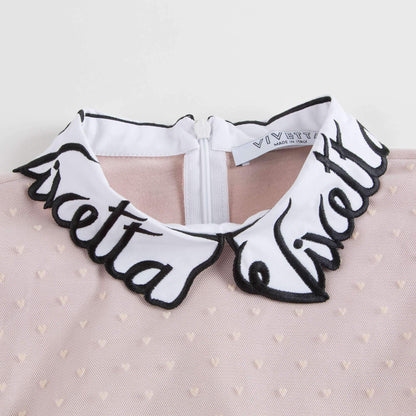 女童浅粉色连衣裙